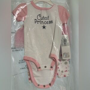 Cutest Princess Pink Baby Bodysuit